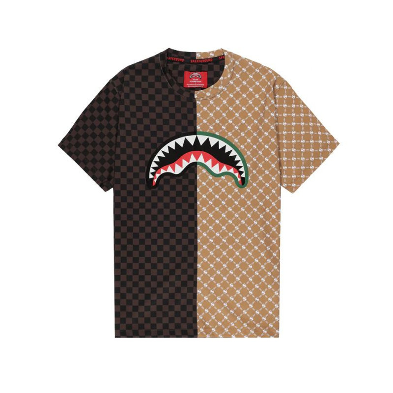 SPRAYGROUND T-SHIRT PARIS VS FLORENCE SPLIT SP763