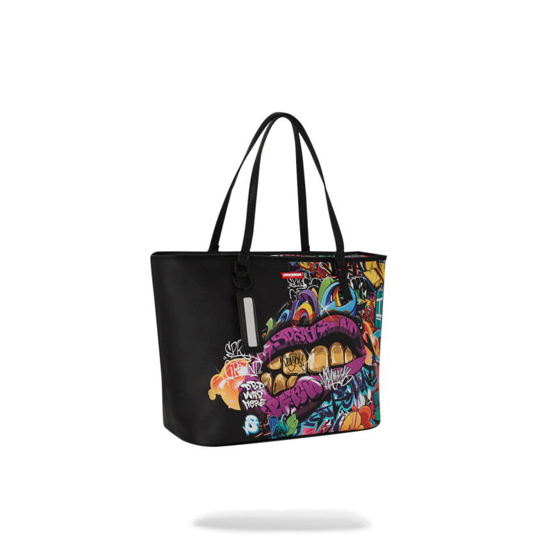 SPRAYGROUND BORSA DONNA HALF GRAF LIPS TOTE