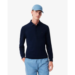 Polo Lacoste L.12.12 di taglio classico in petit piqué Blu