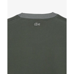 Lacoste T-shirt in jersey di cotone ricamato e stampato Uomo TH0124 Verde