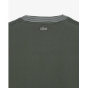 Lacoste T-shirt in jersey di cotone ricamato e stampato Uomo TH0124 Verde