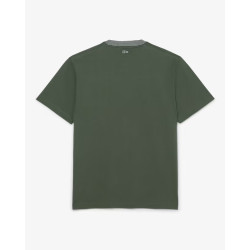 Lacoste T-shirt in jersey di cotone ricamato e stampato Uomo TH0124 Verde
