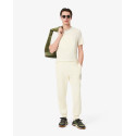 Lacoste T-shirt in jersey di cotone ricamato e stampato Uomo TH0124 Panna
