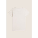 Freddy T-shirt da donna regular fit con logo WCRT1 Panna