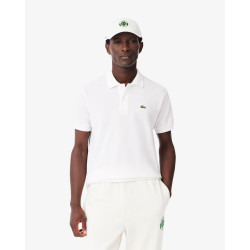 Polo Lacoste L.12.12  taglio classico in petit piqué Bianco