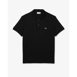 Lacoste Polo regular fit in cotone Pima DH2050 Nero