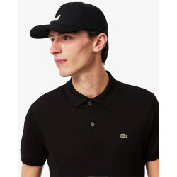 Lacoste Polo regular fit in cotone Pima DH2050 Nero