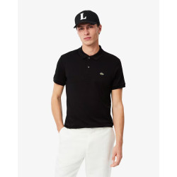 Lacoste Polo regular fit in cotone Pima DH2050 Nero