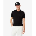 Lacoste Polo regular fit in cotone Pima DH2050 Nero