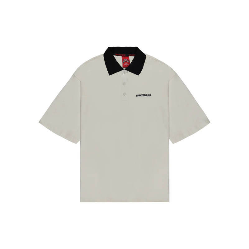 Sprayground Polo maniche corte Uomo 745 Avorio/nero