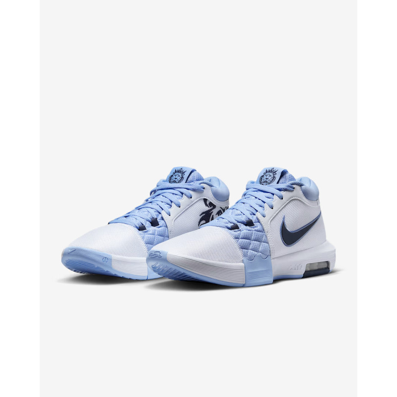 Nike LEBRON Witness VIII HQ2139 Bianco/Celeste