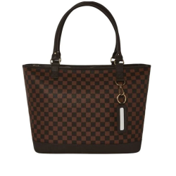 SPRAYGROUND BORSA SHOPPER DONNA CHEECK BROWN 910T4555NSZ MARRONE