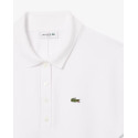 Lacoste Polo Donna Slim fit regolabile in piqué PF9589 Bianco