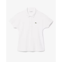 Lacoste Polo Donna Slim fit regolabile in piqué PF9589 Bianco