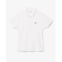 Lacoste Polo Donna Slim fit regolabile in piqué PF9589 Bianco
