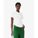 Lacoste Polo Donna Slim fit regolabile in piqué PF9589 Bianco