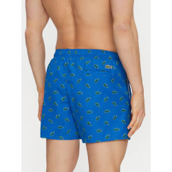 LACOSTE COSTUME DA BAGNO CON COCCODRILLO STAMPATO MH7188 BLU
