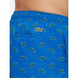 LACOSTE COSTUME DA BAGNO CON COCCODRILLO STAMPATO MH7188 BLU
