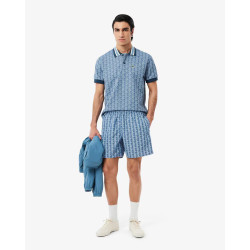 Lacoste Boxer mare midi con stampa con monogramma MH9086 Azzurro
