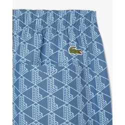 Lacoste Boxer mare midi con stampa con monogramma MH9086 Azzurro