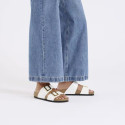 Birkenstock Ciabatta Donna Sydney Cushion Buckle 102943 Bianco/Oro