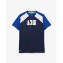 Lacoste T-shirt sportiva color block TH8975 Blu / Azzurro
