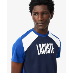 Lacoste T-shirt sportiva color block TH8975 Blu / Azzurro