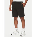 Lacoste Shorts in cotone con profili con logo GH9896 Nero