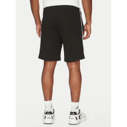 Lacoste Shorts in cotone con profili con logo GH9896 Nero