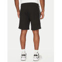 Lacoste Shorts in cotone con profili con logo GH9896 Nero