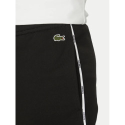 Lacoste Shorts in cotone con profili con logo GH9896 Nero