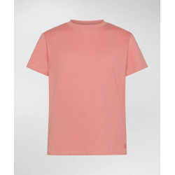 PEUTEREY T-SHIRT STRETCH IN COTONE E SETA ZOLE BEIGE