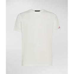 PEUTEREY T-SHIRT STRETCH IN COTONE E SETA ZOLE BEIGE