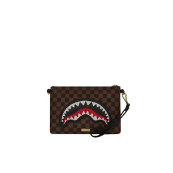 Sprayground  Sawthooth Sharks In Paris Crossover Pochette Brown