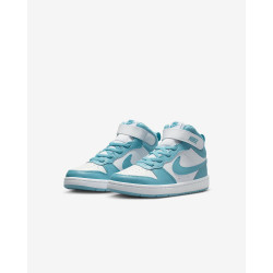 NIKE Court Borough Mid 2 CD7783 Perla/Celeste Unisex Bambino