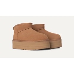 UGG Donna Stivali Classic Ultra Mini Platform 1135092 Camel