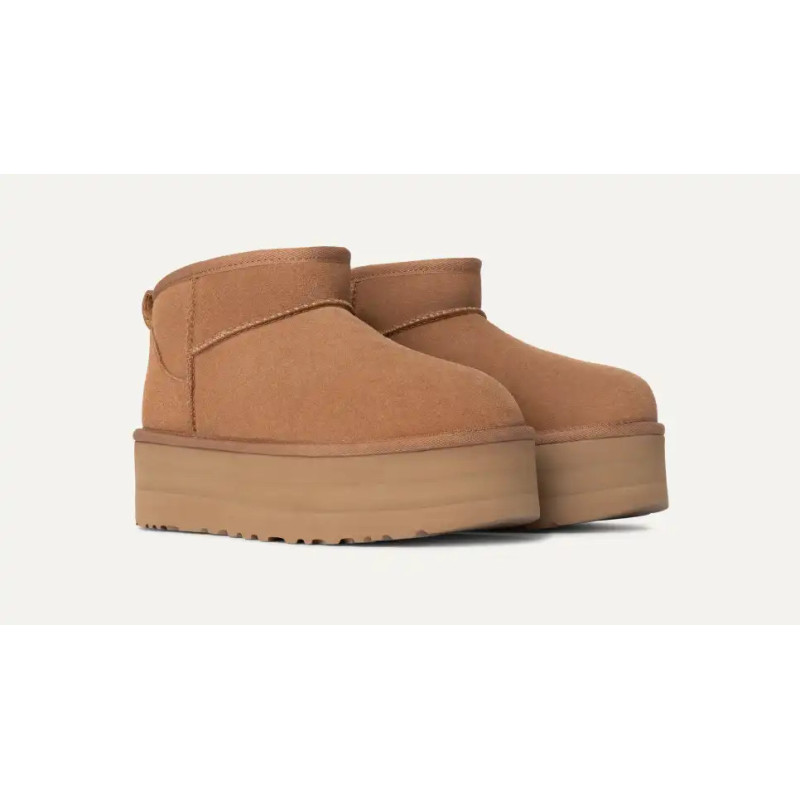 UGG Donna Stivali Classic Ultra Mini Platform 1135092 Camel