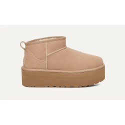 UGG Donna Stivali Classic Ultra Mini Platform 1135092 Sand