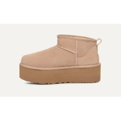 UGG Donna Stivali Classic Ultra Mini Platform 1135092 Sand