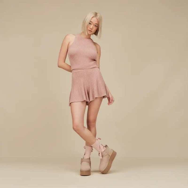 UGG Donna Stivali Classic Ultra Mini Platform 1135092 Sand