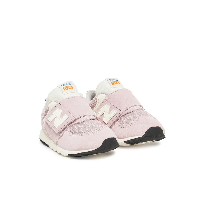 NEW BALANCE 574 NEW-B HOOK & LOOP SCARPE BAMBINA PINK