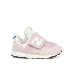 NEW BALANCE 574 NEW-B HOOK & LOOP SCARPE BAMBINA PINK