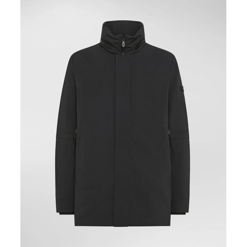 PEUTEREY PEEBLES SRT Giacca stretch con cappuccio estraibile Nero