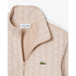 Lacoste Tuta in jacquard con monogramma Paris SH1368 -XH1440 Nero