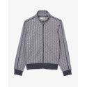 Lacoste Tuta in jacquard con monogramma Paris SH1368 -XH1440 Nero