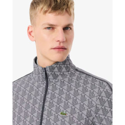 Lacoste Tuta in jacquard con monogramma Paris SH1368 -XH1440 Nero