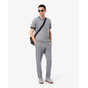 Lacoste Tuta in jacquard con monogramma Paris SH1368 -XH1440 Nero
