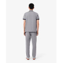 Lacoste Tuta in jacquard con monogramma Paris SH1368 -XH1440 Nero