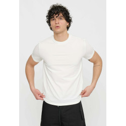 PEUTEREY T-SHIRT STRETCH IN COTONE E SETA ZOLE BEIGE