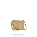 SPRAYGROUND 2 TONE GOLD TRINITY CROSSOVER CLUTCH